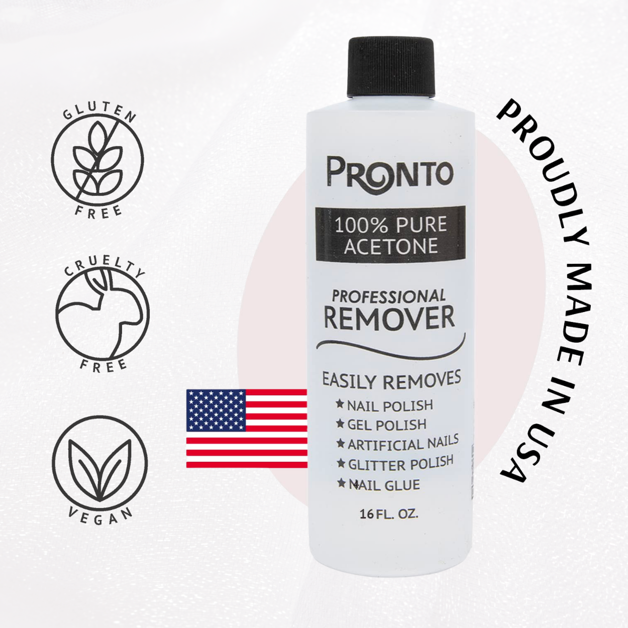 Pronto 100% Acetone 16 oz